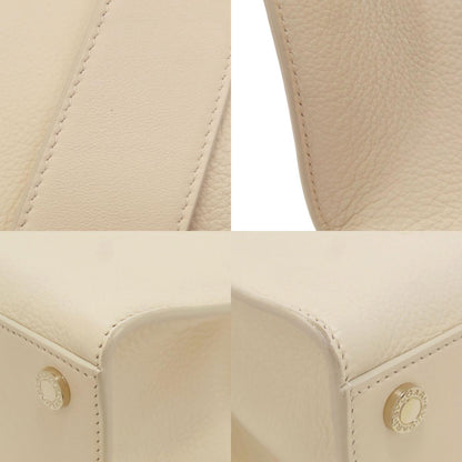 BVLGARI ブルガリ ブルガリ ロゴ 2WAY ハンドバッグ カーフ レディース 中古