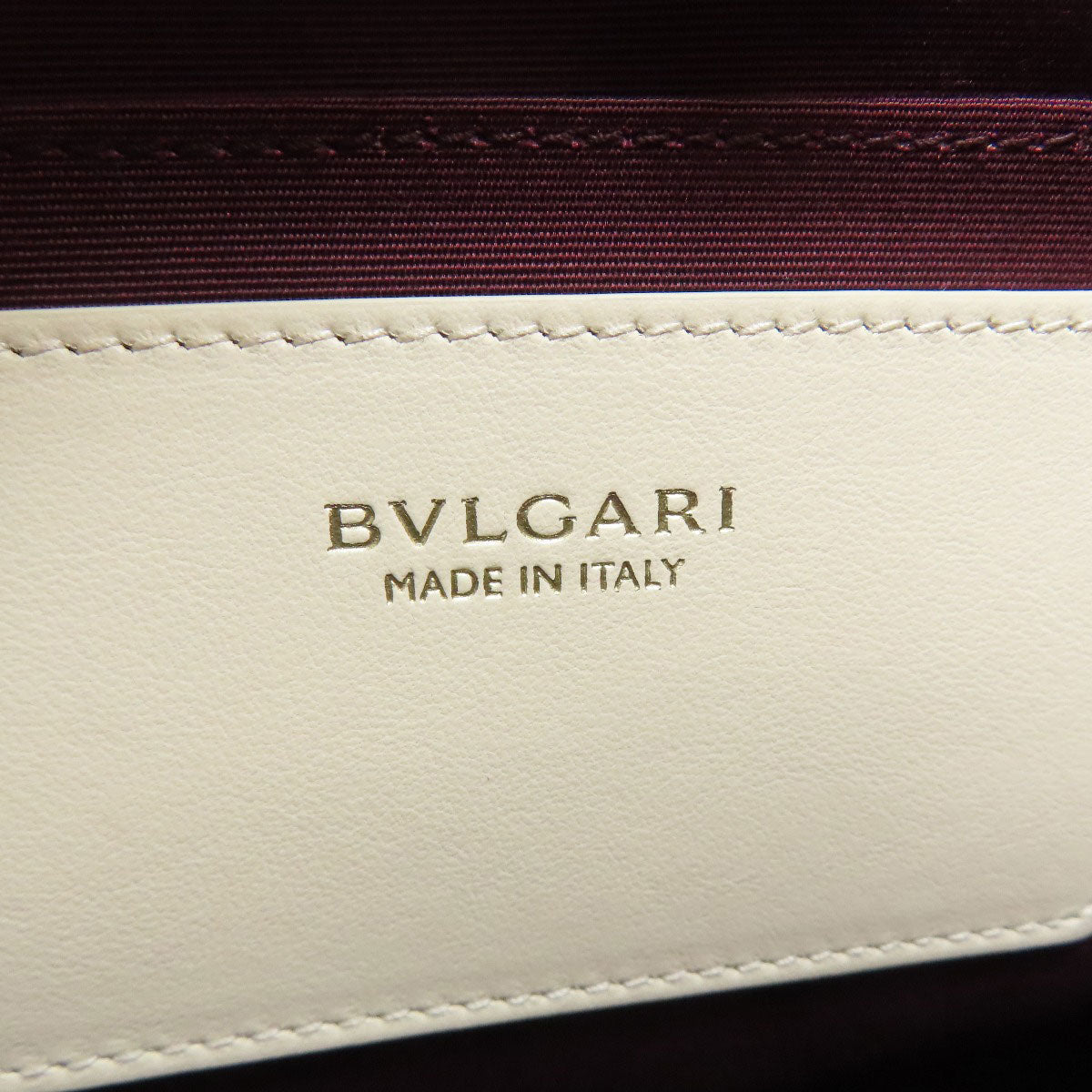 BVLGARI ブルガリ ブルガリ ロゴ 2WAY ハンドバッグ カーフ レディース 中古
