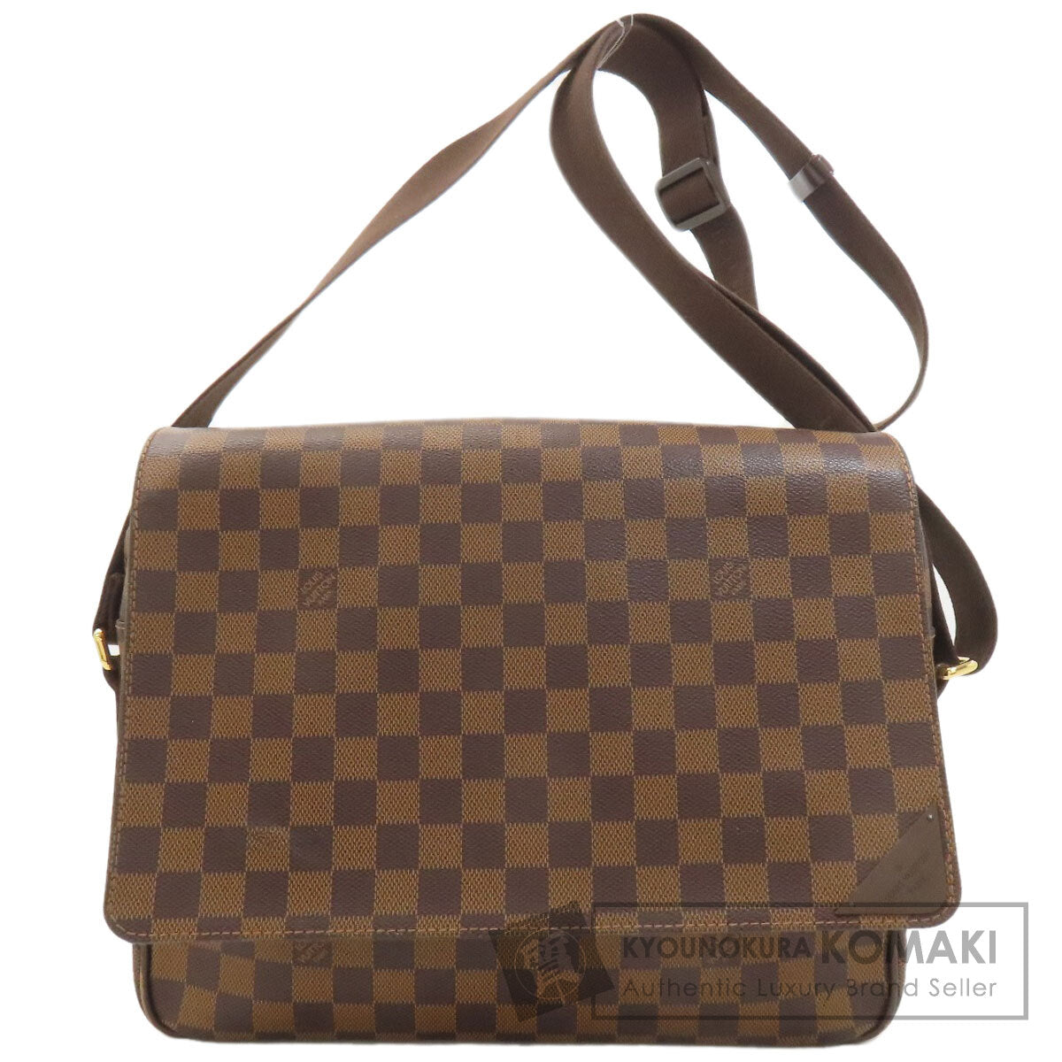 LOUIS VUITTON ルイヴィトン N41148 シェルトンGM ショルダーバッグ ダミエキャンバス レディース 中古