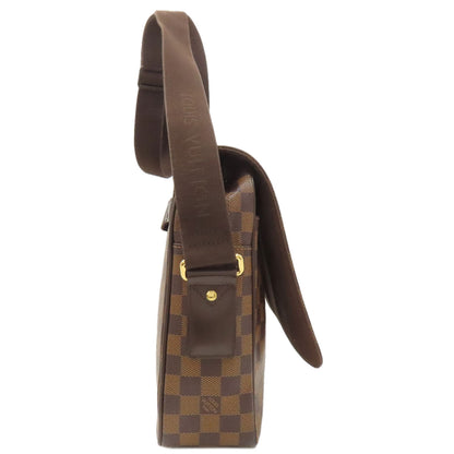 LOUIS VUITTON ルイヴィトン N41148 シェルトンGM ショルダーバッグ ダミエキャンバス レディース 中古