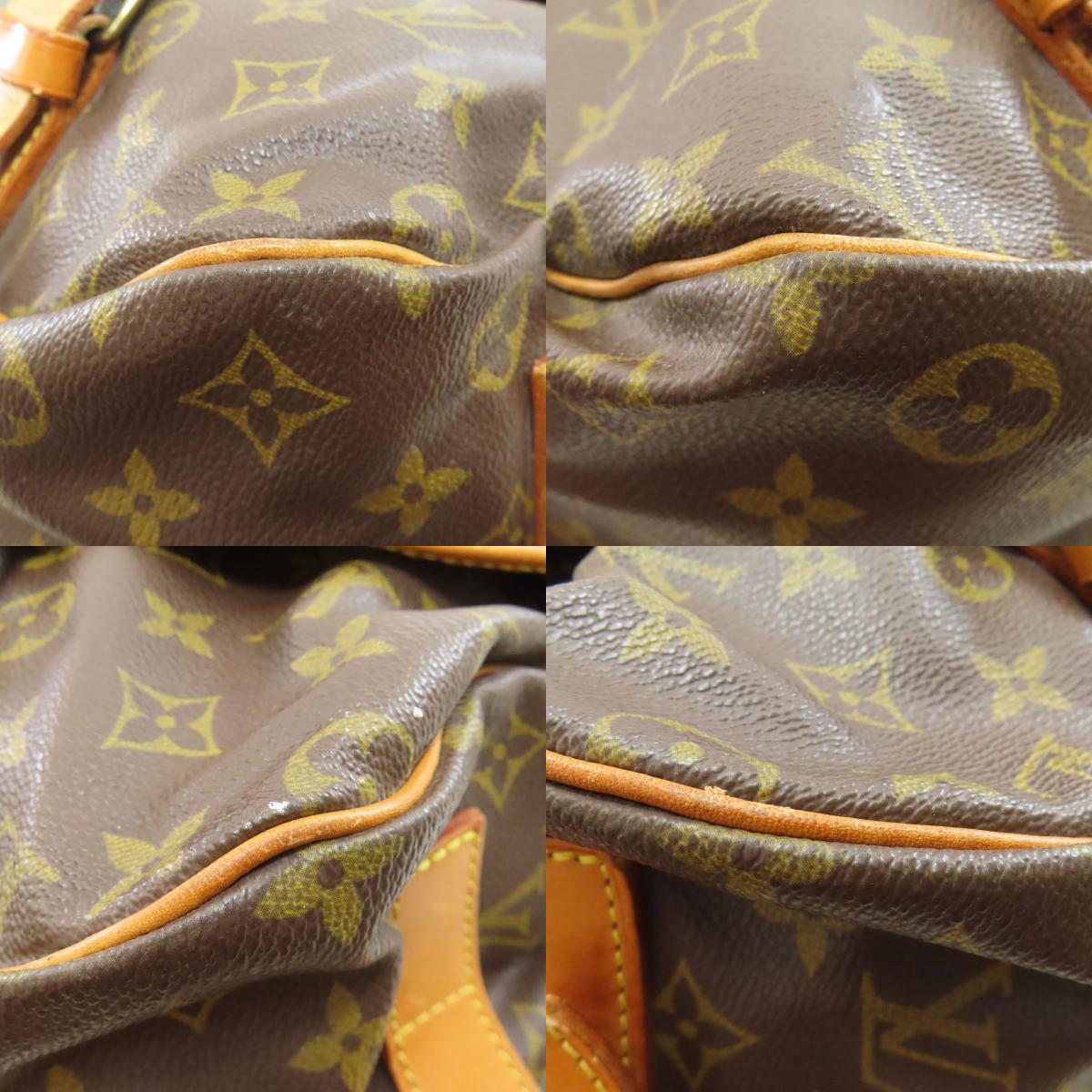 LOUIS VUITTON ルイヴィトン M42252 ソミュールLL ショルダーバッグ モノグラムキャンバス レディース 中古