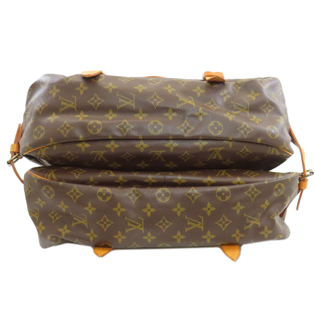 LOUIS VUITTON ルイヴィトン M42252 ソミュールLL ショルダーバッグ モノグラムキャンバス レディース 中古