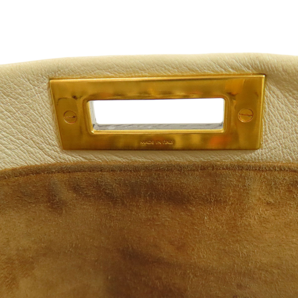 FENDI フェンディ ピーカブー 2WAY ハンドバッグ カーフ レディース 中古