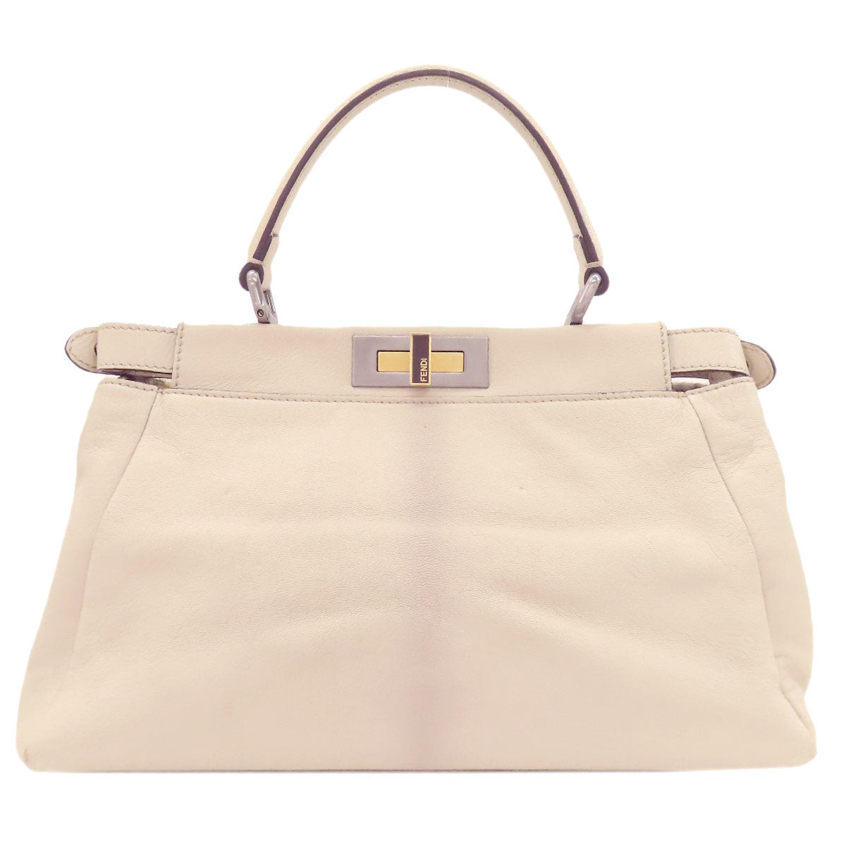 FENDI フェンディ ピーカブー 2WAY ハンドバッグ カーフ レディース 中古
