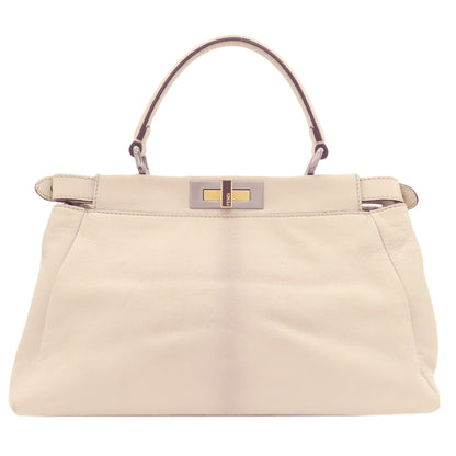 FENDI フェンディ ピーカブー 2WAY ハンドバッグ カーフ レディース 中古