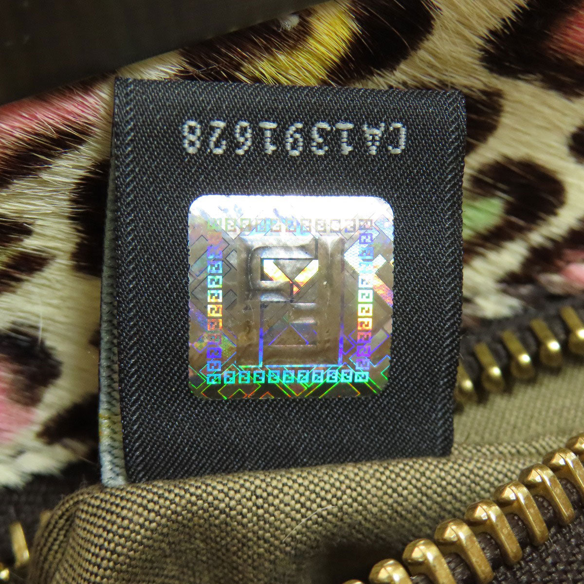 FENDI フェンディ ピーカブー 2WAY ハンドバッグ カーフ レディース 中古