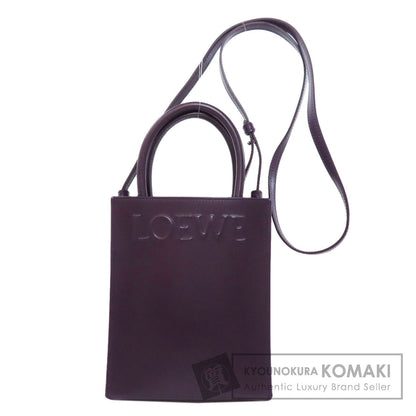 LOEWE ロエベ スタンダード A5 2WAY ハンドバッグ カーフ レディース 中古