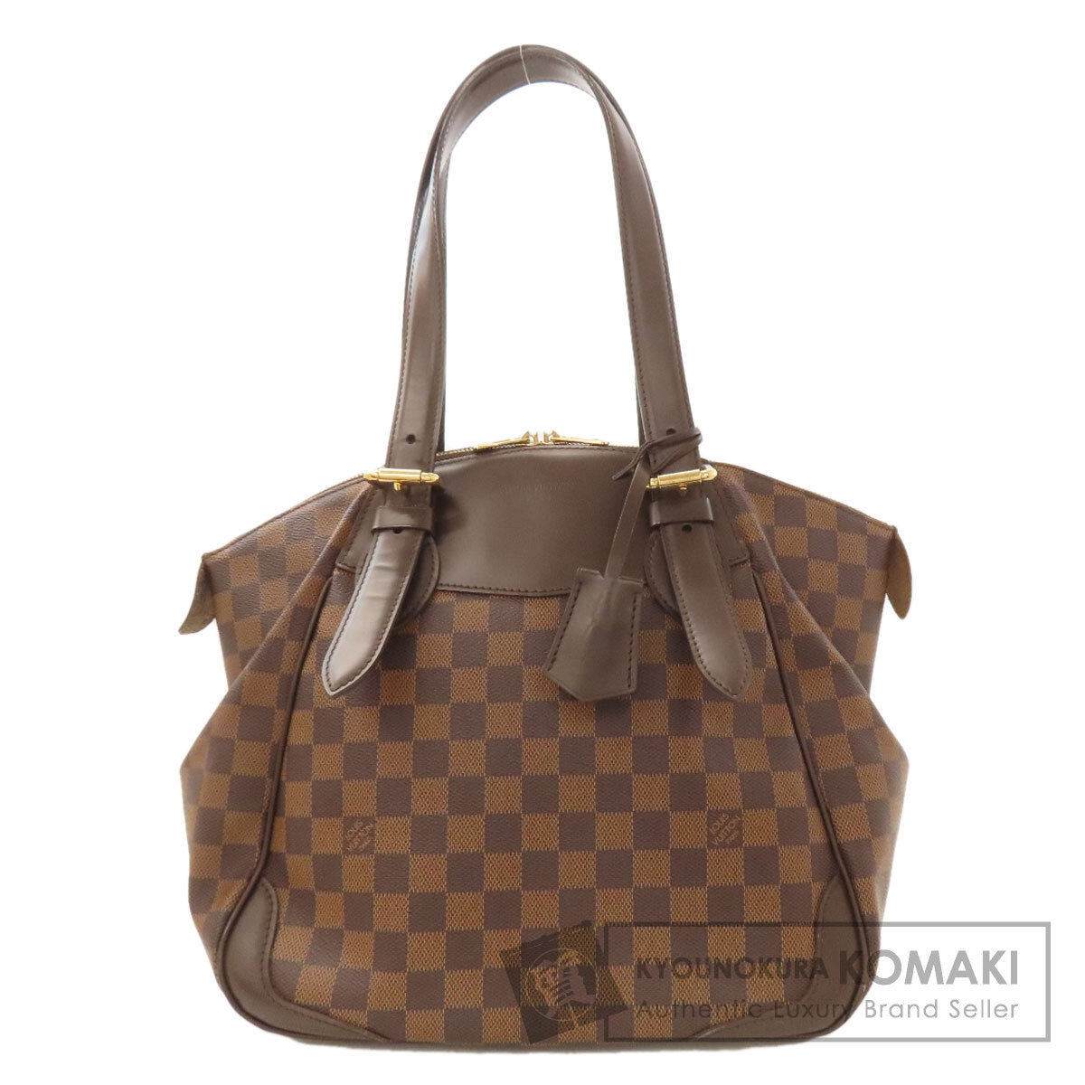 LOUIS VUITTON ルイヴィトン N41118 ヴェローナMM トートバッグ ダミエキャンバス レディース 中古