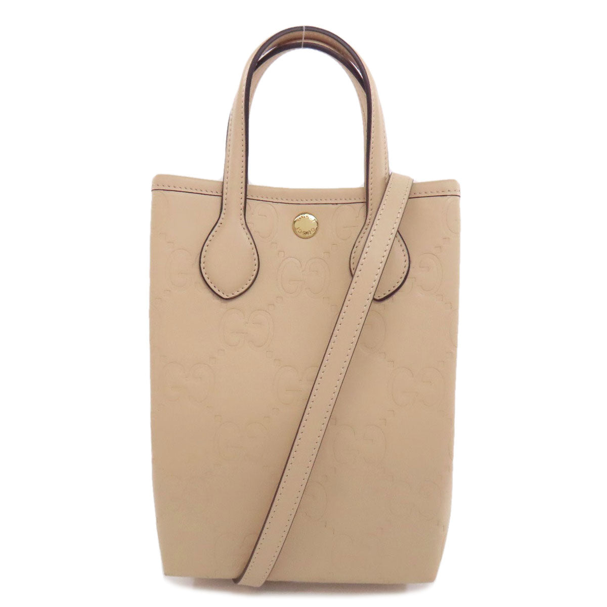 GUCCI グッチ 790133 GG スーパーミニバッグ ハンドバッグ PVC レディース 中古