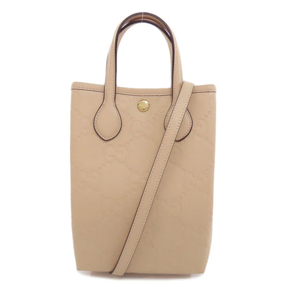 GUCCI グッチ 790133 GG スーパーミニバッグ ハンドバッグ PVC レディース 中古