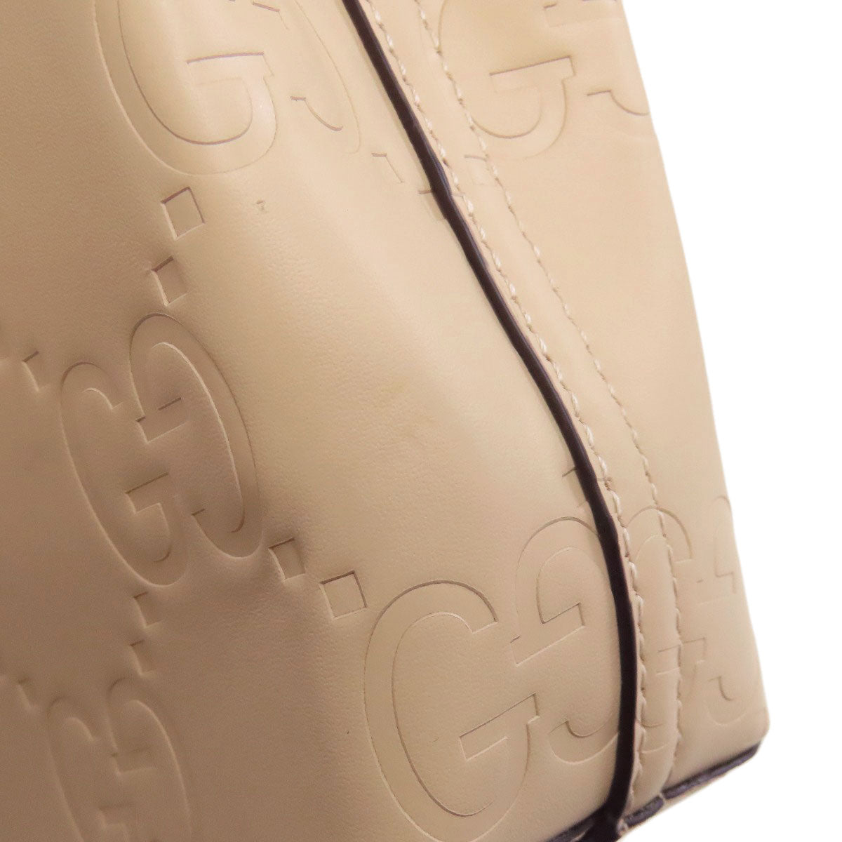 GUCCI グッチ 790133 GG スーパーミニバッグ ハンドバッグ PVC レディース 中古