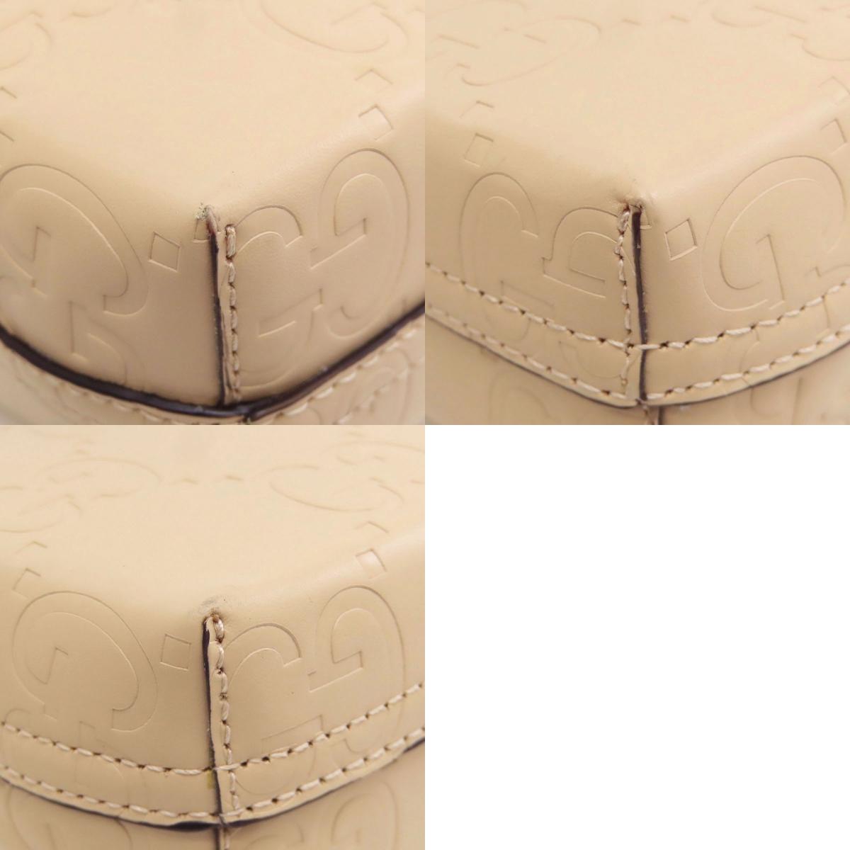 GUCCI グッチ 790133 GG スーパーミニバッグ ハンドバッグ PVC レディース 中古