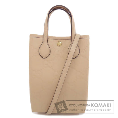 GUCCI グッチ 790133 GG スーパーミニバッグ ハンドバッグ PVC レディース 中古