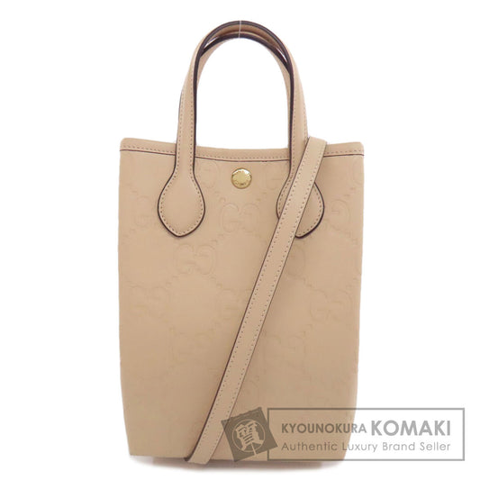 GUCCI グッチ 790133 GG スーパーミニバッグ ハンドバッグ PVC レディース 中古