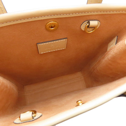 GUCCI グッチ 790133 GG スーパーミニバッグ ハンドバッグ PVC レディース 中古