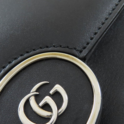 GUCCI グッチ 739722 ロングショルダー ダブルG ミニショルダー ショルダーバッグ レザー レディース 中古