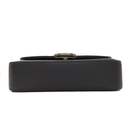 GUCCI グッチ 739722 ロングショルダー ダブルG ミニショルダー ショルダーバッグ レザー レディース 中古