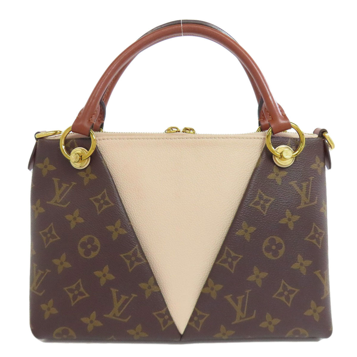LOUIS VUITTON ルイヴィトン M44520 VトートBB ハンドバッグ モノグラムキャンバス レディース 中古