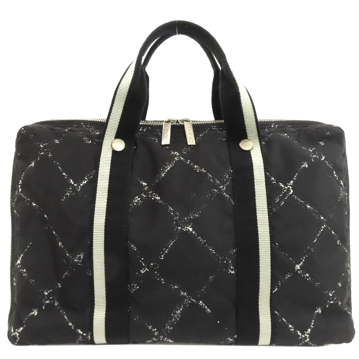 CHANEL シャネル トラベルライン トートバッグ ナイロン レディース 中古