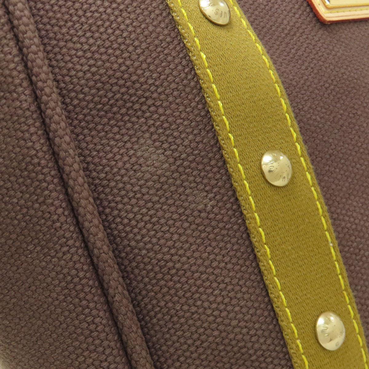 LOUIS VUITTON ルイヴィトン M40086 アンティグアライン カバMM トートバッグ キャンバス レディース 中古