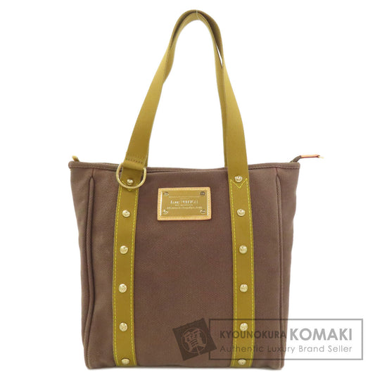 LOUIS VUITTON ルイヴィトン M40086 アンティグアライン カバMM トートバッグ キャンバス レディース 中古