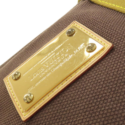 LOUIS VUITTON ルイヴィトン M40086 アンティグアライン カバMM トートバッグ キャンバス レディース 中古