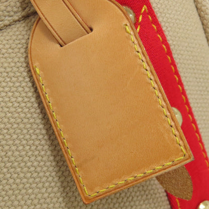LOUIS VUITTON ルイヴィトン M40038 アンティグアライン カバPM ハンドバッグ キャンバス レディース 中古