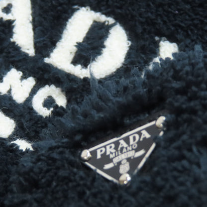 PRADA プラダ 1BH190 トライアングル ショルダーバッグ ボア レディース 中古