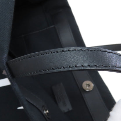 VALENTINO バレンティノ スタッズ トートバッグ キャンバス レディース 中古