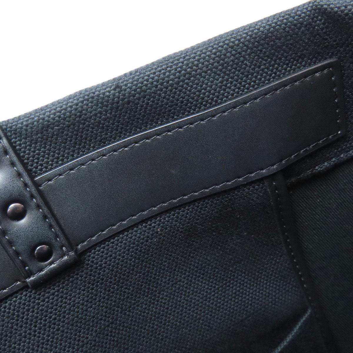 VALENTINO バレンティノ スタッズ トートバッグ キャンバス レディース 中古