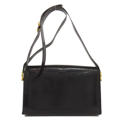 Salvatore Ferragamo サルヴァトーレフェラガモ ガンチーニ金具 ショルダーバッグ レザー レディース 中古
