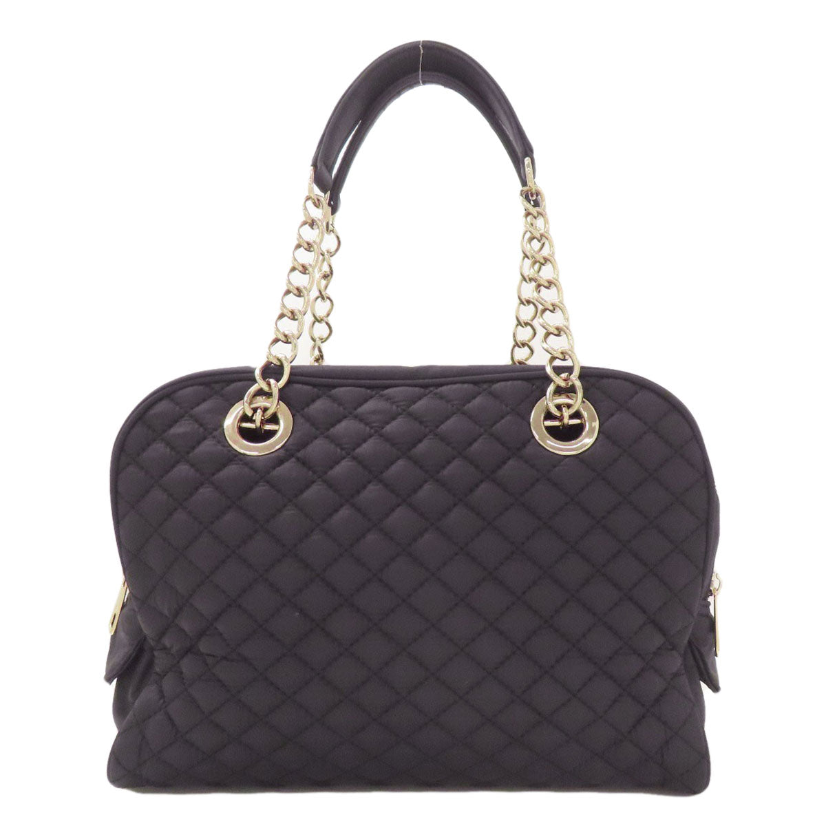 Dolce&Gabbana ドルチェアンドガッバーナ チェーンバッグ キルティング トートバッグ ナイロン レディース 中古
