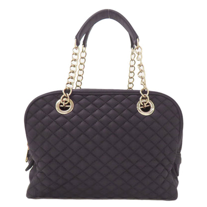 Dolce&Gabbana ドルチェアンドガッバーナ チェーンバッグ キルティング トートバッグ ナイロン レディース 中古