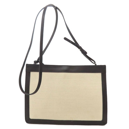 BALENCIAGA バレンシアガ 339937 ロゴ ショルダーバッグ キャンバス レディース 中古