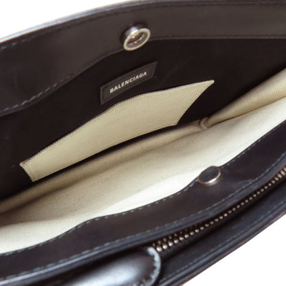 BALENCIAGA バレンシアガ 339937 ロゴ ショルダーバッグ キャンバス レディース 中古