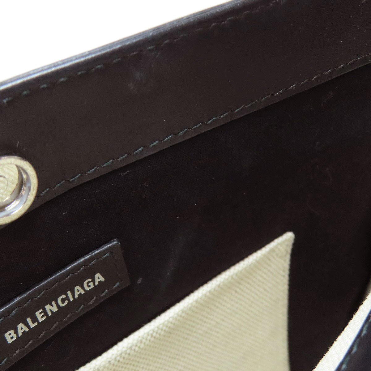 BALENCIAGA バレンシアガ 339937 ロゴ ショルダーバッグ キャンバス レディース 中古