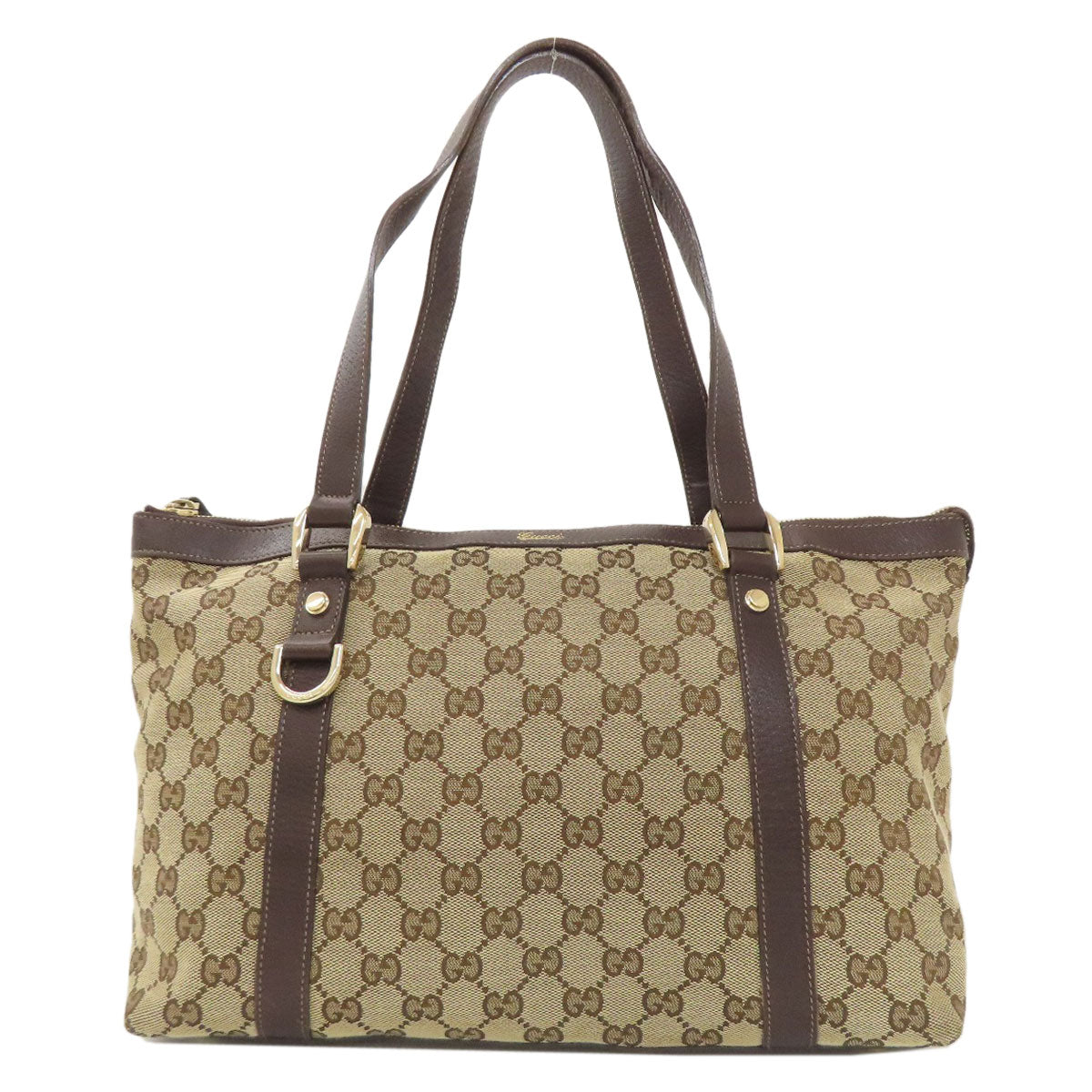GUCCI グッチ 141470 アビー GG柄 トートバッグ キャンバス レディース 中古