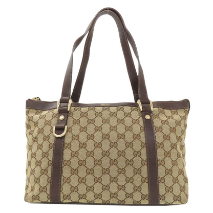 GUCCI グッチ 141470 アビー GG柄 トートバッグ キャンバス レディース 中古