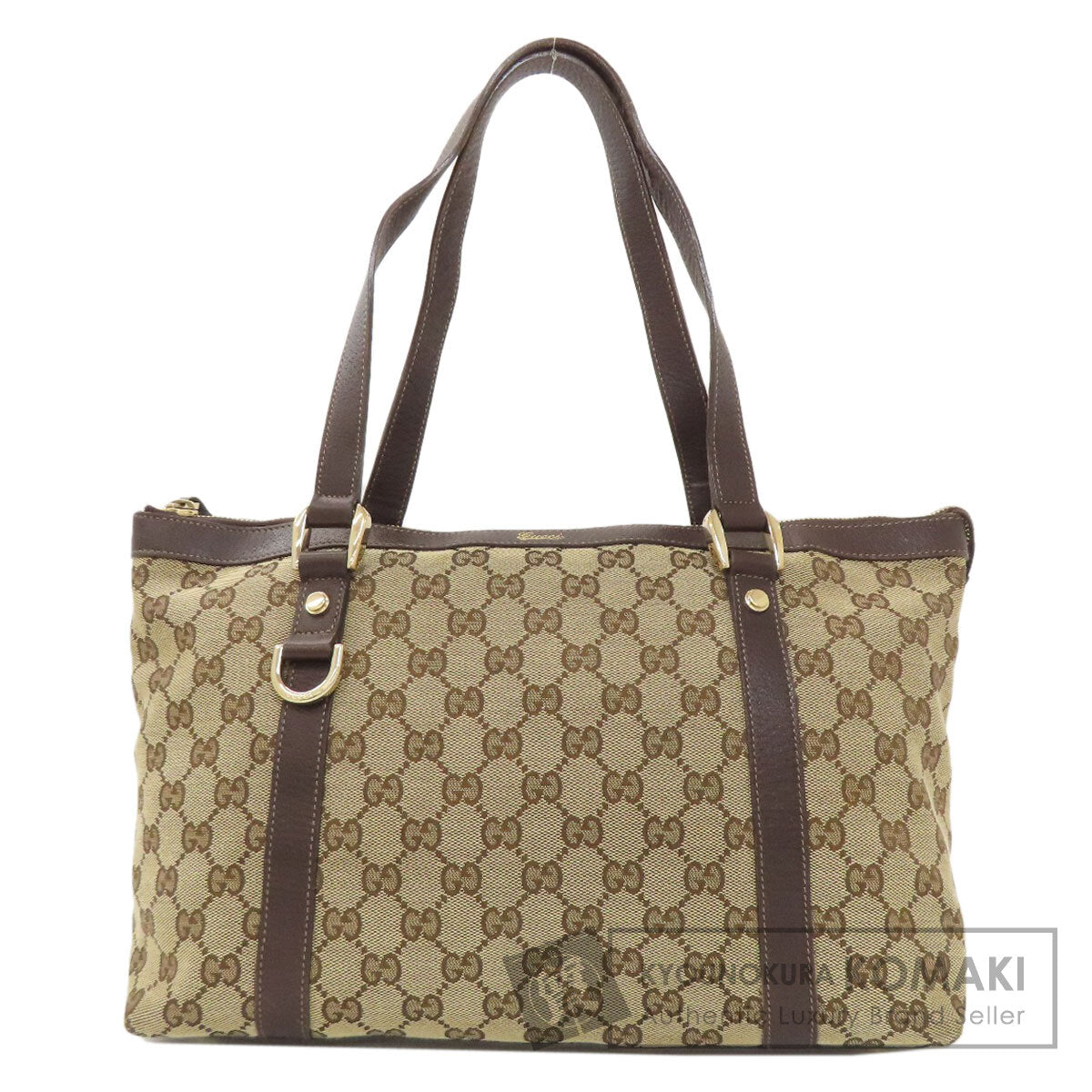 GUCCI グッチ 141470 アビー GG柄 トートバッグ キャンバス レディース 中古