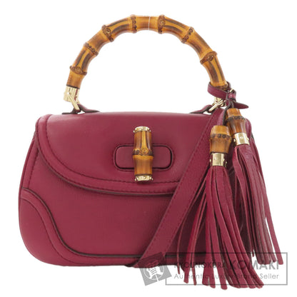 GUCCI グッチ 254834 バンブー 2WAY ハンドバッグ カーフ レディース 中古