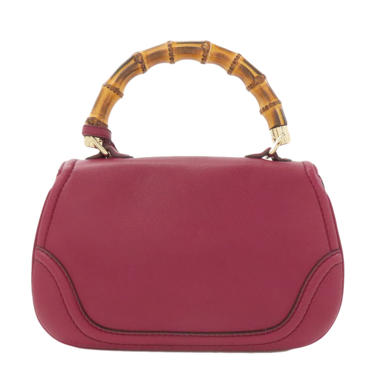 GUCCI グッチ 254834 バンブー 2WAY ハンドバッグ カーフ レディース 中古