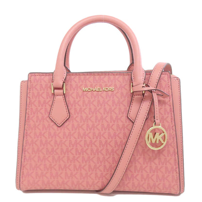 Michael Kors マイケルコース MKシグネチャー 2WAY ハンドバッグ PVC レディース 中古