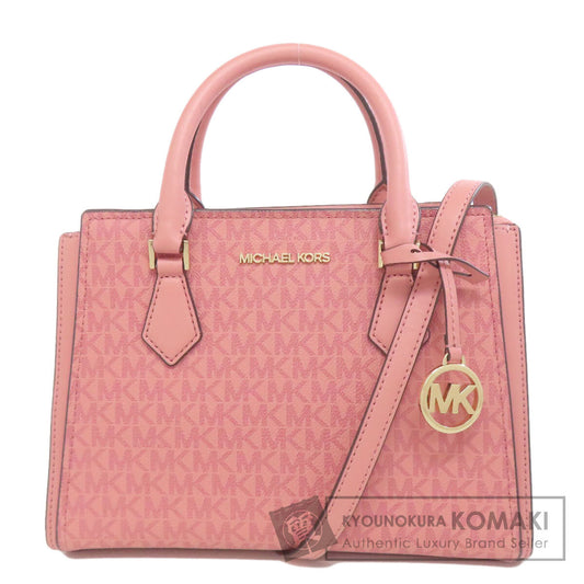 Michael Kors マイケルコース MKシグネチャー 2WAY ハンドバッグ PVC レディース 中古