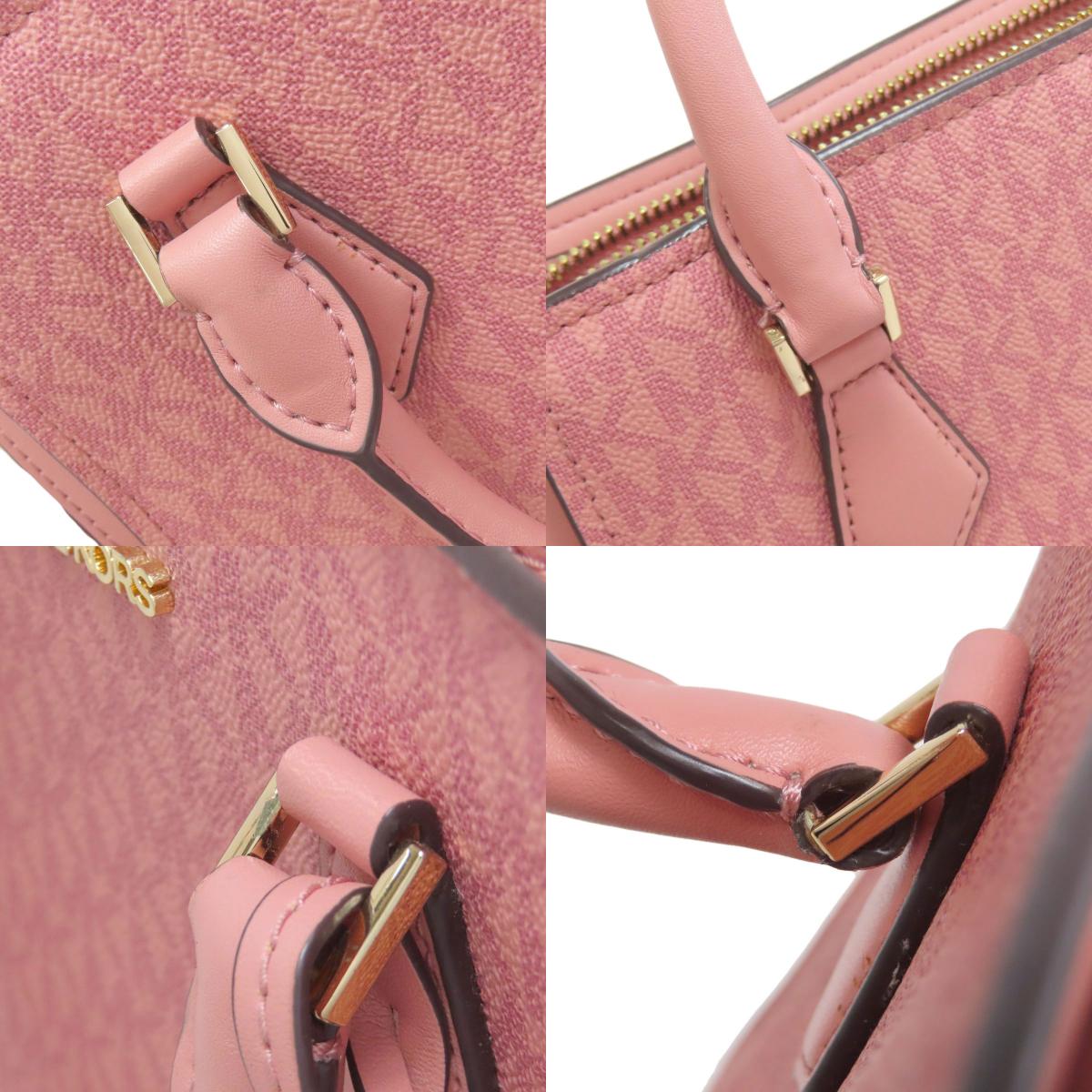 Michael Kors マイケルコース MKシグネチャー 2WAY ハンドバッグ PVC レディース 中古