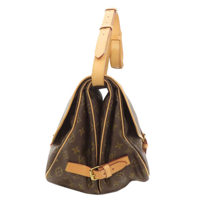 LOUIS VUITTON ルイヴィトン M42254 ソミュール35 ショルダーバッグ モノグラムキャンバス レディース 中古