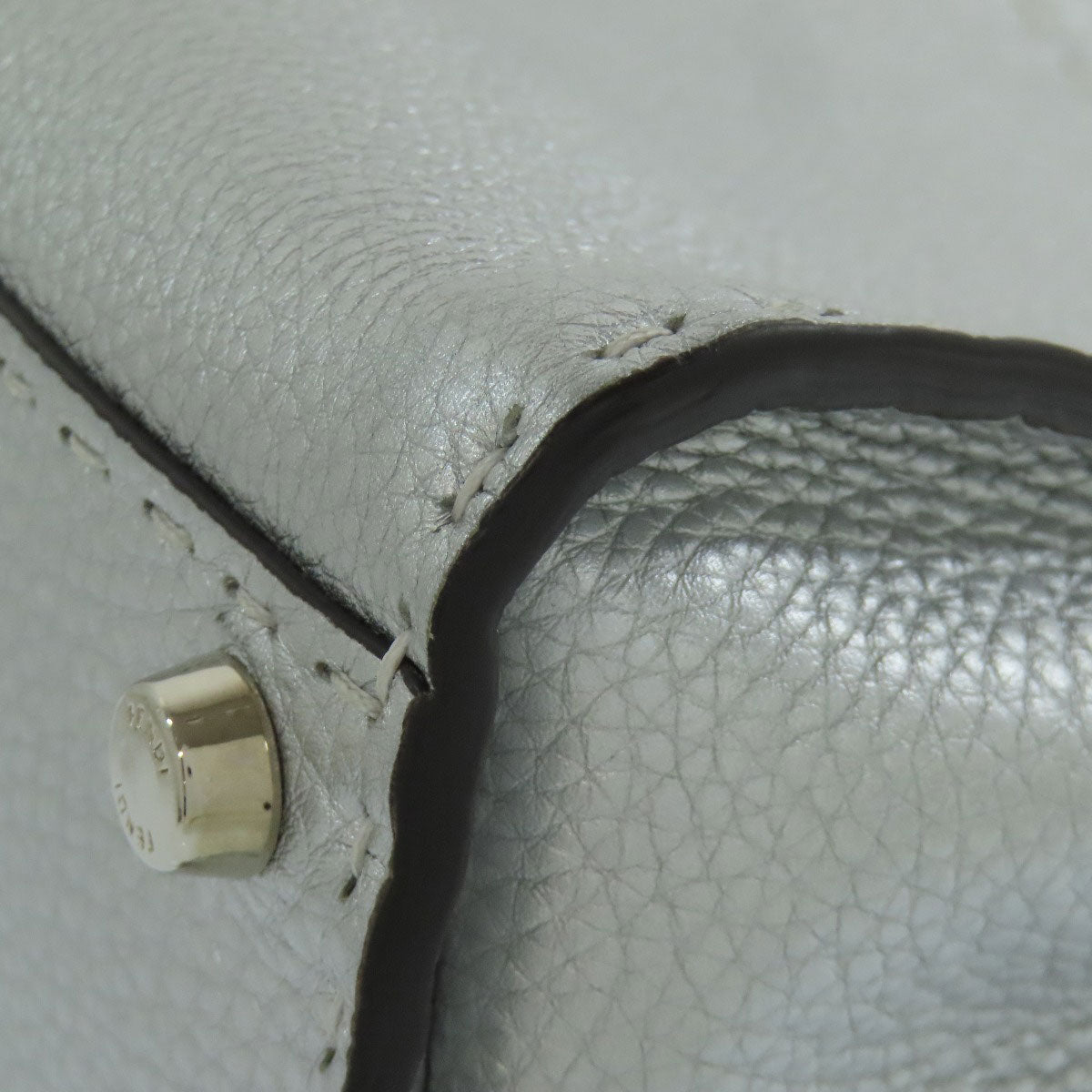 FENDI フェンディ ピーカブー ミニ セレリア 2WAY ハンドバッグ カーフ レディース 中古