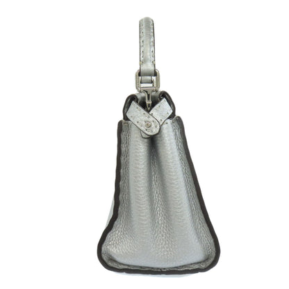 FENDI フェンディ ピーカブー ミニ セレリア 2WAY ハンドバッグ カーフ レディース 中古