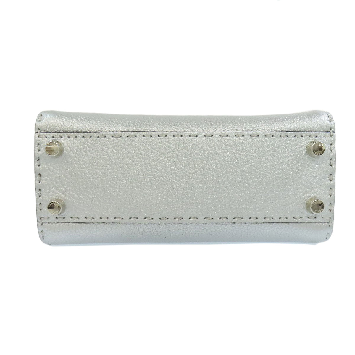 FENDI フェンディ ピーカブー ミニ セレリア 2WAY ハンドバッグ カーフ レディース 中古
