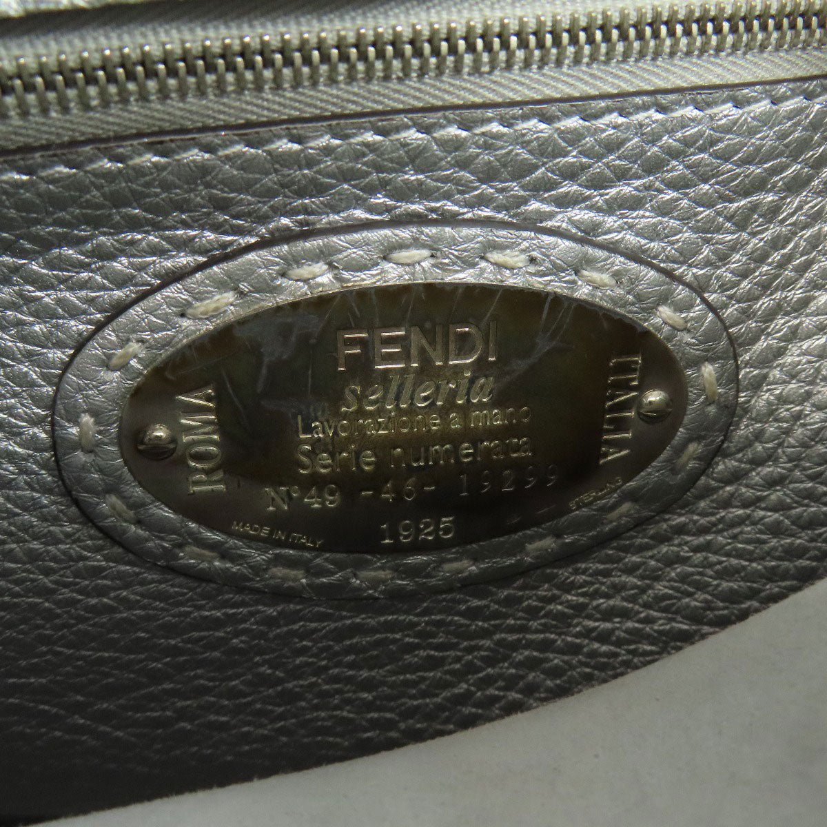 FENDI フェンディ ピーカブー ミニ セレリア 2WAY ハンドバッグ カーフ レディース 中古