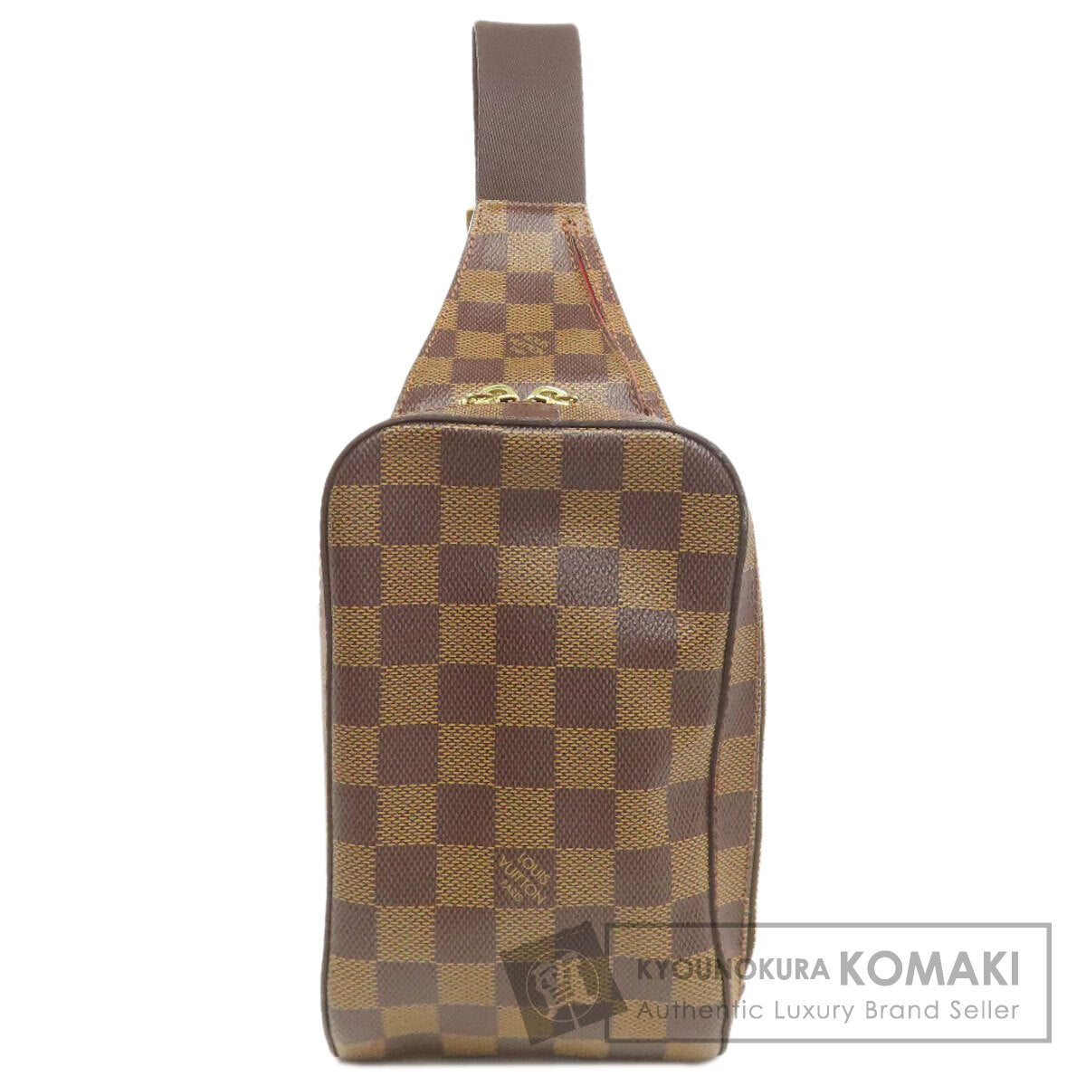 LOUIS VUITTON ルイヴィトン N51994 ジェロニモス ボディバッグ ダミエキャンバス レディース 中古